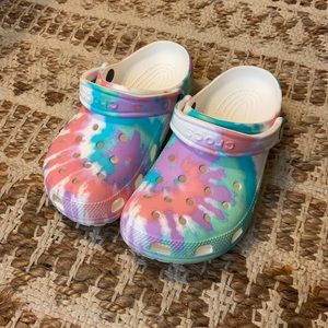 Tie Dye Crocs